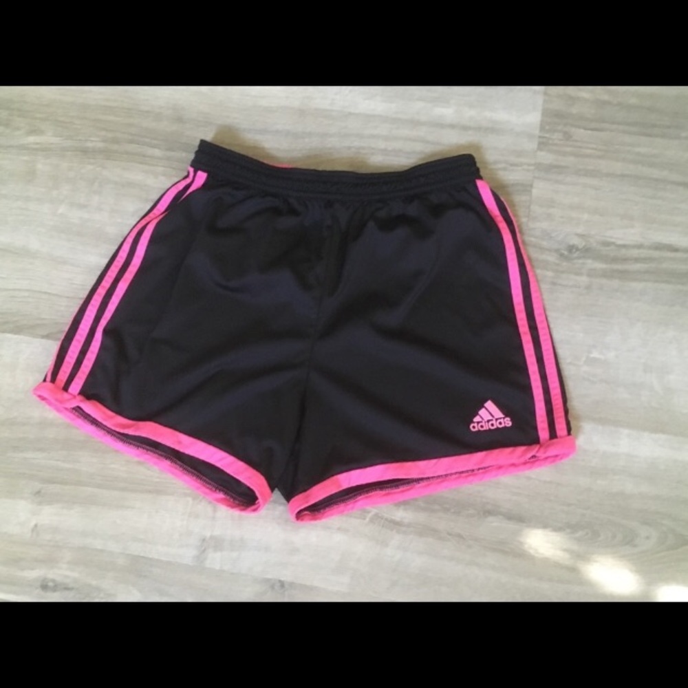 Adidas shorts pink and black small
